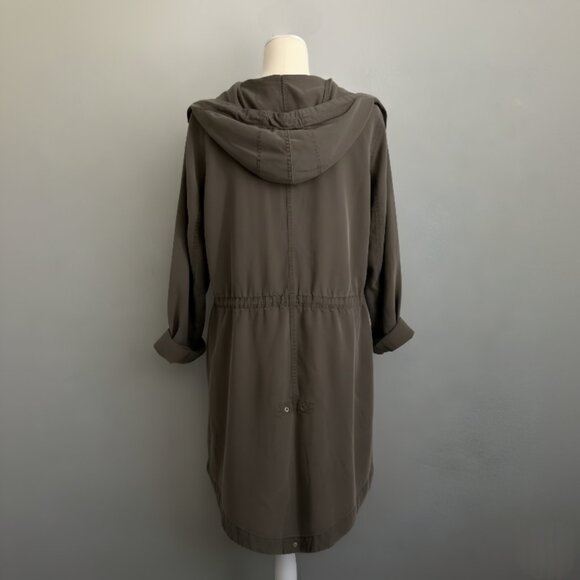 Urban Outfitters Silence Noise Army Green Long Utility Jacket L - Picture 5 of 14